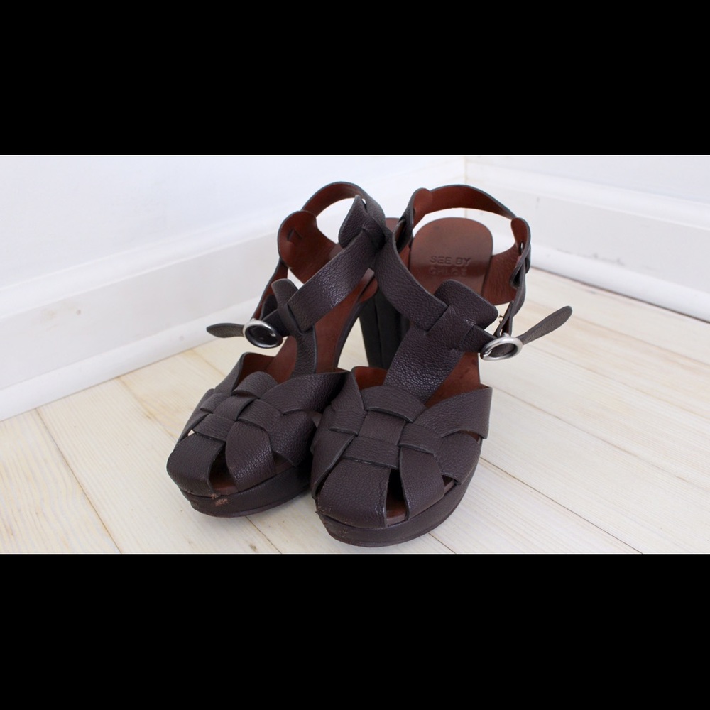 See By Chloe Women's Heel Sandal Size 8